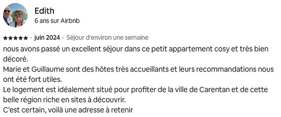 Screenshot 2024-08-20 at 19-41-37 Bienvenue chez Marie & Guillaume classé - Appartements à louer à Carentan les Marais Normandie France - Airbnb